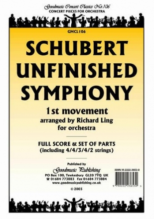 Schubert Symphony 8 1St Movt(Arr.Ling) Pack Orchestra