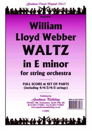 Lloyd Webber Waltz In E Minor  Pack String Orchestra