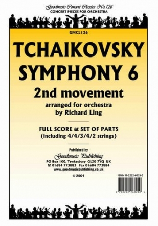 Tchaikovsky Symphony 6 2Nd Movt (Ling) Pack Orchestra