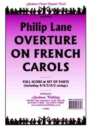 Lane Philip Overture On French Carols Pack Orchestra