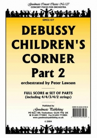 Debussy Children'S Corner (Lawson) Pt2 Pack Orchestra