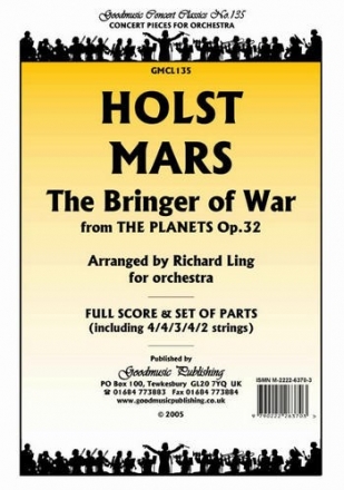 Holst Gustav Mars (Arr.Ling) Pack Orchestra