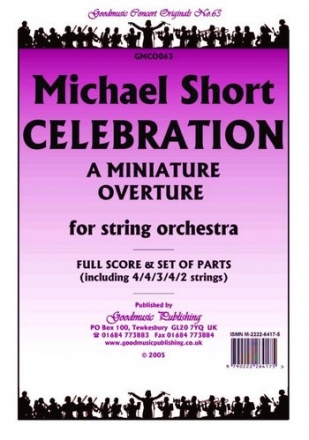 Short Michael Celebration Miniature Overture Pack String Orchestra