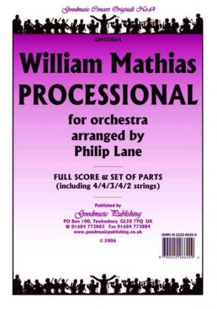 Mathias William Processional (Arr.Lane) Pack Orchestra