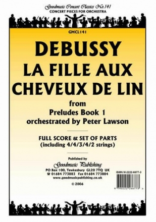 Debussy La Fille Aux Cheveux De Lin Pack Orchestra