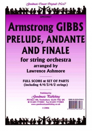 Gibbs Armstrong Prelude Andante & Finale Pack String Orchestra