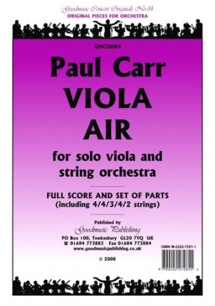 Carr Paul Viola Air Pack String Orchestra