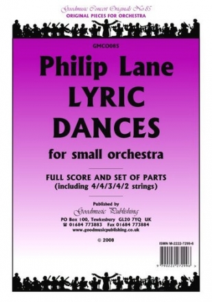 Lane Philip Lyric Dances Pack Orchestra