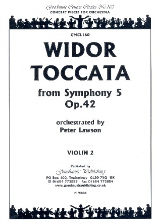 Toccata from Symphony no.5 op.42 for orchestra violin 2