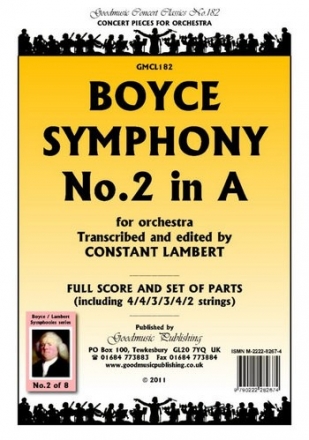 Boyce William Symphony No.2 (Lambert) Pack Orchestra