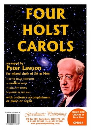 Lawson Peter Four Holst Carols Choir - Mixed voices (SAMen)