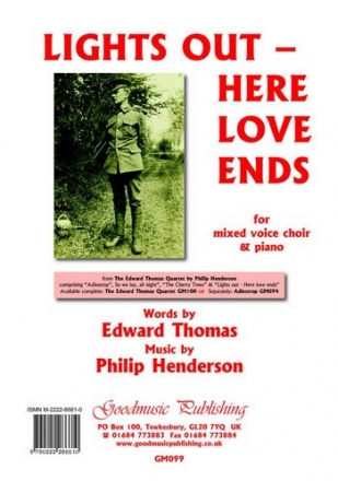 Henderson Philip Lights Out - Here Love Ends Choir - Mixed voices (SATB)