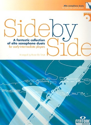 Side by Side (+CD) for 2 alto saxophones score