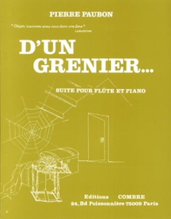 D'un grenier pour flte et piano