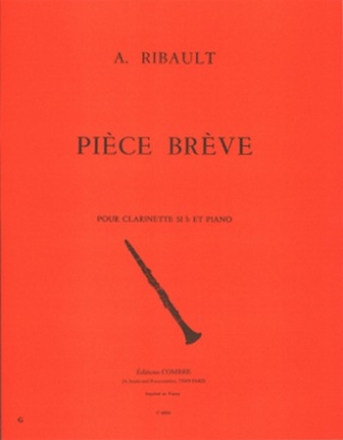 RIBAULT Andr Pice brve clarinette et piano Partition