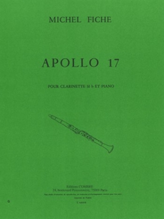 FICHE Michel Apollo 17 clarinette et piano Partition