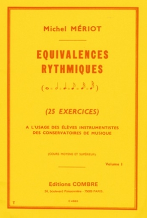 Equivalences rythmiques vol.1