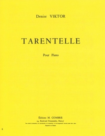 VIKTOR Denise Tarentelle piano Partition