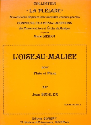 L'Oiseau malice pour flte et piano