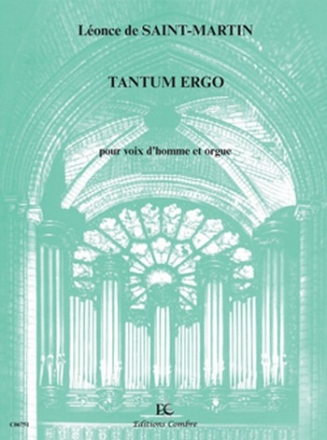 Tantum Ergo pour voix d'hommes et orgue partition