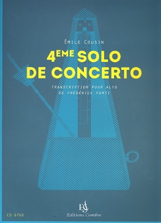 Solo no.4 du concert pour violon et orchestre pour alto et piano