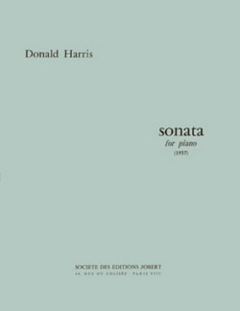 HARRIS Donald Sonate pour piano piano Partition