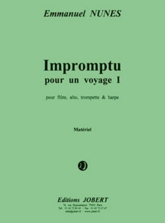 Impromptu pour un voyage I flte, alto, trompette et harpe matriel (sans partition!)