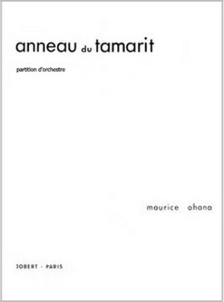 Anneau du Tamarit pour violoncelle et orchestre partition