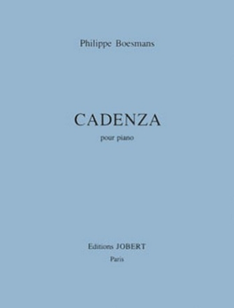 BOESMANS Philippe Cadenza piano Partition