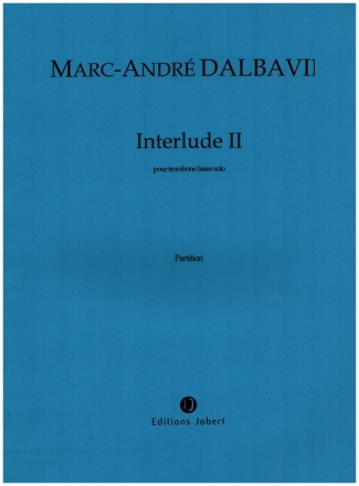 Interlude II pour trombone basse solo