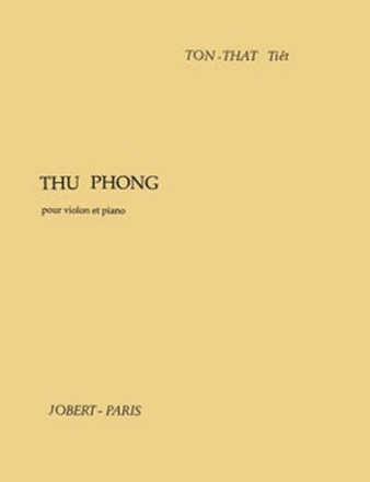 TON THAT Tit Thu-Phong violon et piano Partition