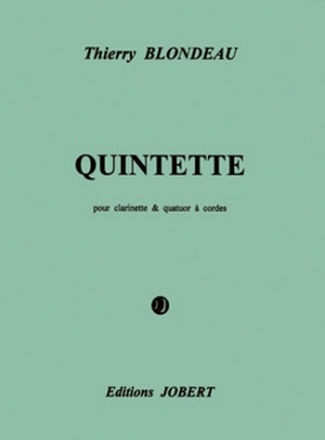 BLONDEAU Thierry Quintette Luftbrcken clarinette et quatuor  cordes Partition