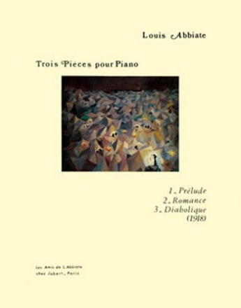 ABBIATE Louis Pices (3) piano Partition