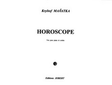 MARATKA Krystof Horoscope violon, violoncelle et piano Partition