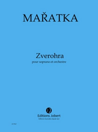 MARATKA Krystof Zverohra soprano et orchestre Partition