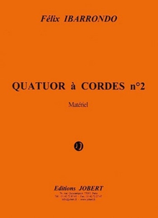 IBARRONDO Flix Quatuor  cordes n2 quatuor  cordes Matriel