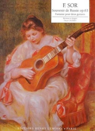 Souvenir de Russie op.63 Fantaisie pour 2 guitares