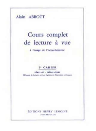 Lecture  vue vol.1 pour accordon