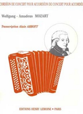 Mozart pour accordon de concert