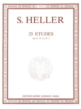 HELLER Stephen Etudes (25) Op.47 (2 volumes runis) piano Partition