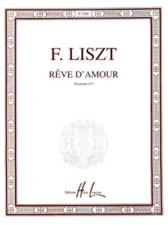 LISZT Franz Rve d'amour (Nocturne n3) piano Partition