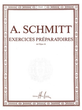 SCHMITT Aloys Exercices prparatoires Op.16 piano Partition