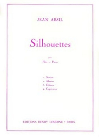 Silhouettes op.97 pour flte et piano