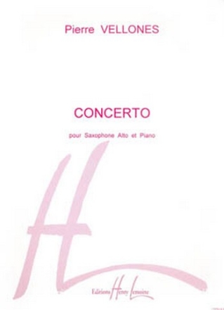 Concerto op.65 pour saxophone alto et piano