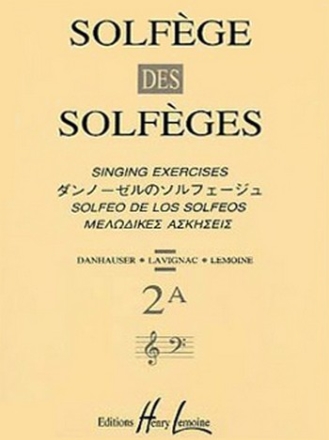 Solfge des solfges vol.2A pour voix et piano Partition