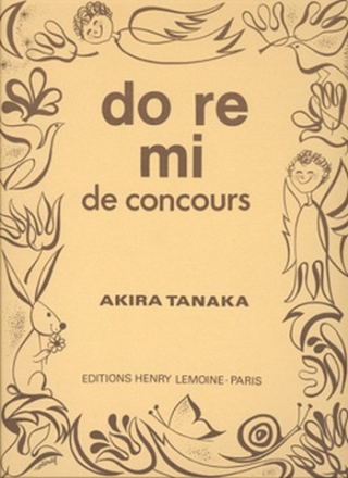 TANAKA Akira Do R Mi de Concours piano Partition