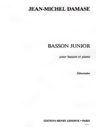 DAMASE Jean-Michel Basson junior basson et piano Partition