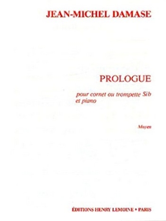 DAMASE Jean-Michel Prologue trompette et piano Partition