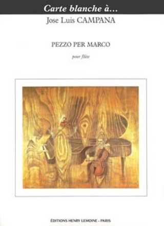 Pezzo per Marco pour flte solo