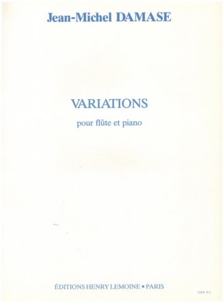 Variations pour flte et piano